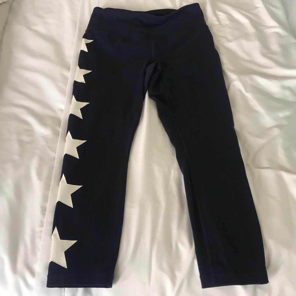 New balance for J crew navy star leggings sz S